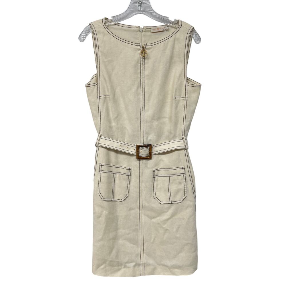 Tory Burch Belted Sleeveless Dress size 4